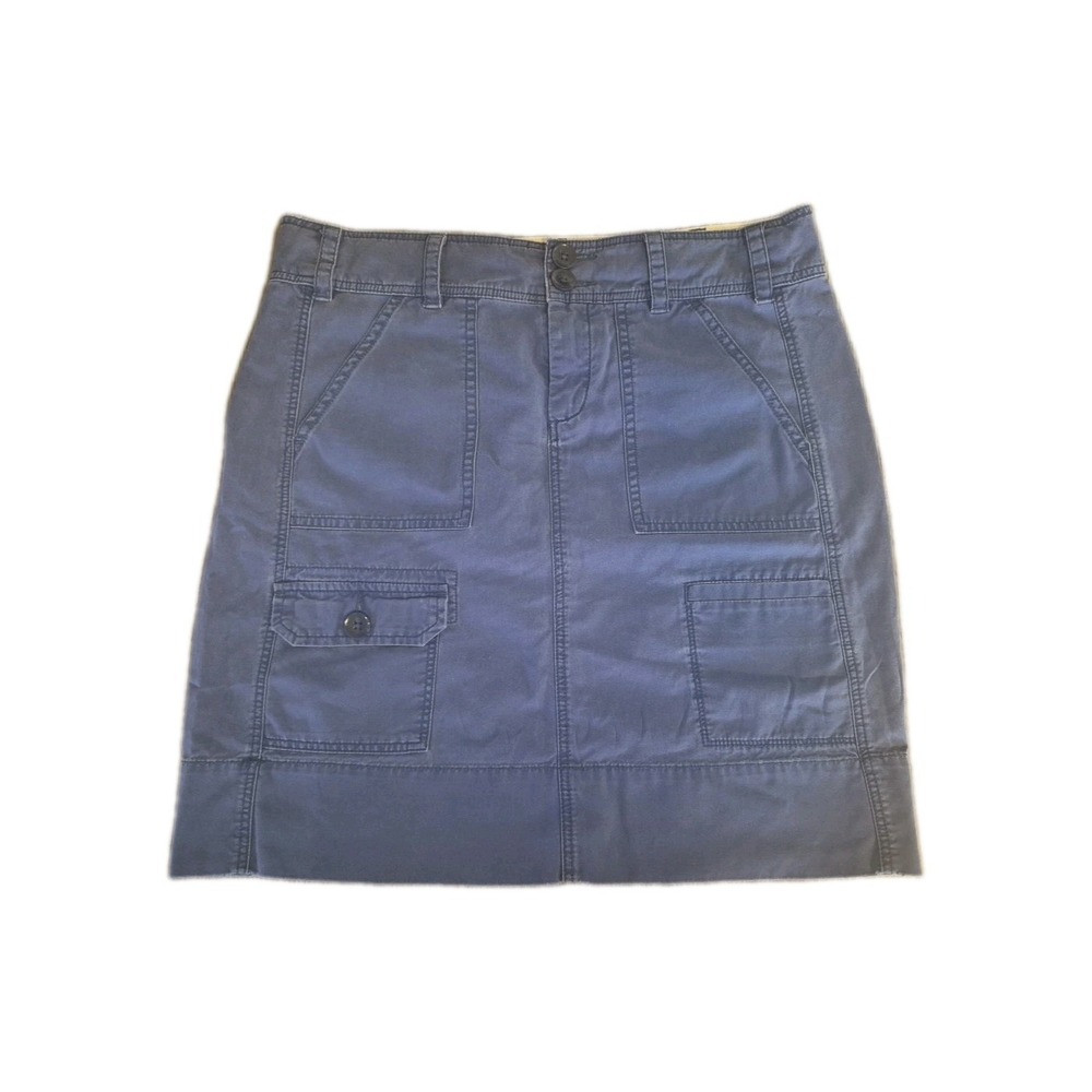Paper Boy Utility Skirt Womens Size 2 Blue Cargo Mini Cotton Excellent